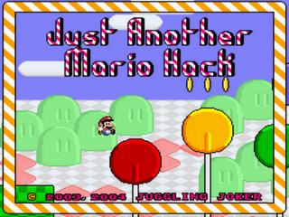 Just Another Mario Hack Title Screen